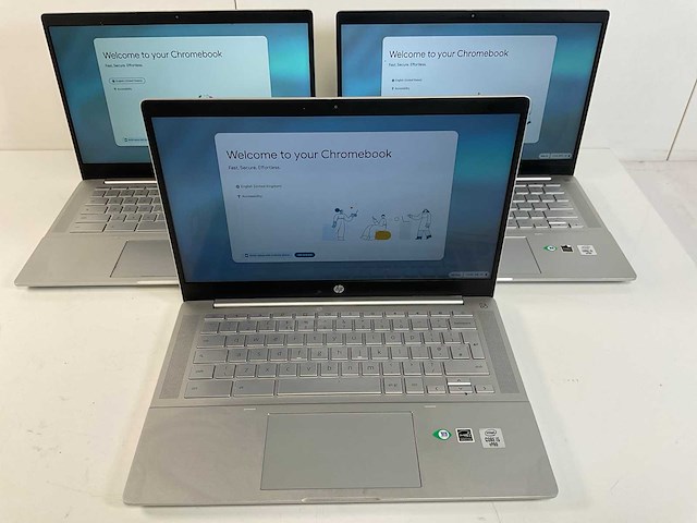 Hp pro c640 14”, core(tm) i5 10th gen, 8 gb ram, 64 gb ssd chromebooks (3x) - afbeelding 1 van  21