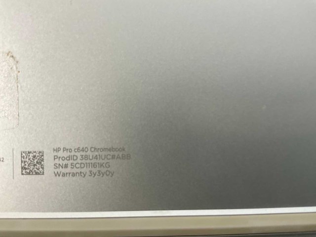 Hp pro c640 14”, core(tm) i5 10th gen, 8 gb ram, 64 gb ssd chromebooks (3x) - afbeelding 8 van  23