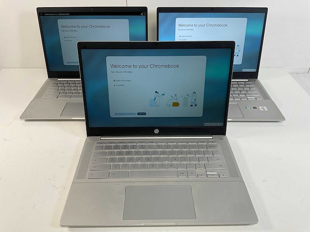 Hp pro c640 14”, core(tm) i5 10th gen, 8 gb ram, 64 gb ssd chromebooks (3x) - afbeelding 1 van  19