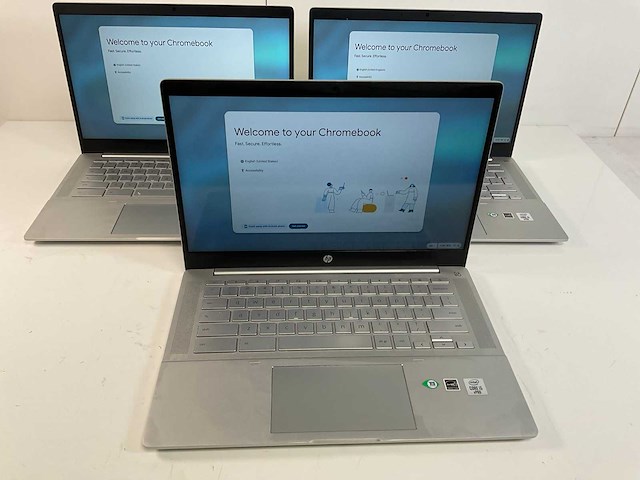 Hp pro c640 14”, core(tm) i5 10th gen, 8 gb ram, 64 gb ssd chromebooks (3x) - afbeelding 1 van  23