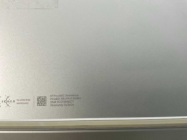 Hp pro c640 14”, core(tm) i5 10th gen, 8 gb ram, 64 gb ssd chromebooks (3x) - afbeelding 21 van  21