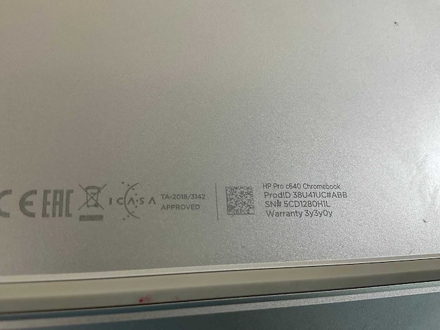 Hp pro c640 14”, core(tm) i5 10th gen, 8 gb ram, 64 gb ssd touchscreen chromebooks (3x) - afbeelding 16 van  21