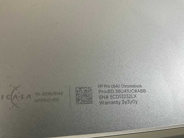 Hp pro c640 14”, core(tm) i5 10th gen, 8 gb ram, 64 gb ssd touchscreen chromebooks (3x) - afbeelding 21 van  21