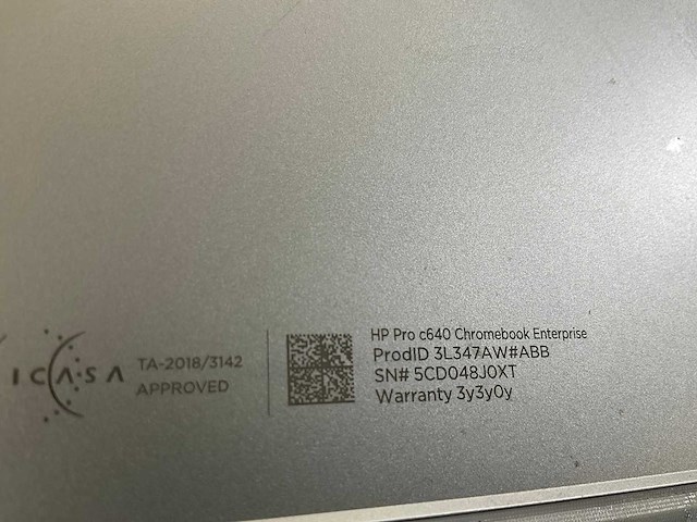 Hp pro c640 14”, core(tm) i7 10th gen, 16 gb ram, 128 gb ssd touchscreen chromebooks (3x) - afbeelding 15 van  22