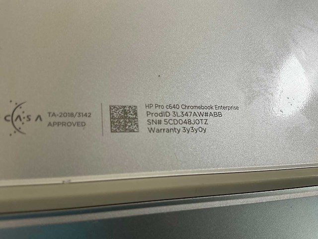 Hp pro c640 14”, core(tm) i7 10th gen, 16 gb ram, 128 gb ssd touchscreen chromebooks (3x) - afbeelding 22 van  22