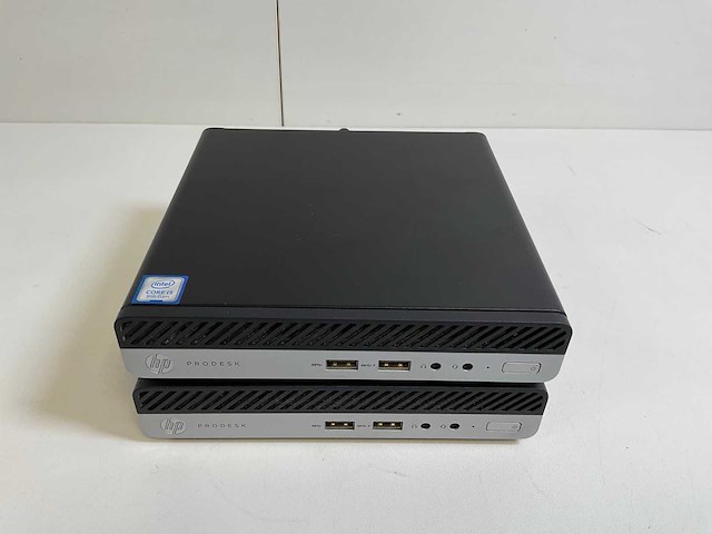Hp pro desk 400 g5, core(tm) i5 9th gen, 8gb ram (1x8gb), 256 gb nvme mini desktops (2x) - afbeelding 2 van  7