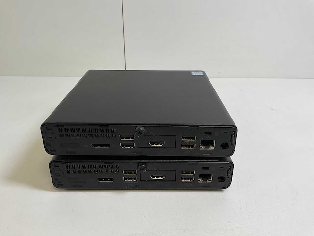 Hp pro desk 400 g5, core(tm) i5 9th gen, 8gb ram (1x8gb), 256 gb nvme mini desktops (2x) - afbeelding 4 van  7