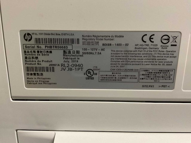 Hp pro m501 laser jet printer - afbeelding 4 van  5