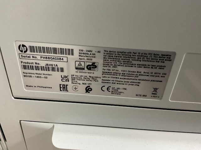 Hp pro m501 laserjet laserprinter - afbeelding 7 van  7