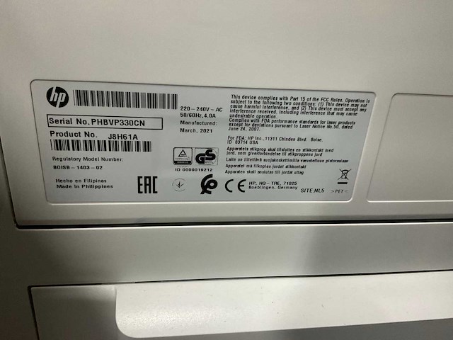 Hp pro m501 laserjet laserprinter - afbeelding 8 van  8