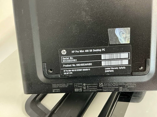 Hp pro mini 400 g9 desktop (3x) - afbeelding 3 van  9