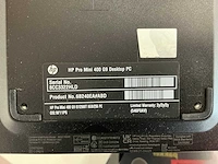 Hp pro mini 400 g9 desktop (3x) - afbeelding 2 van  4