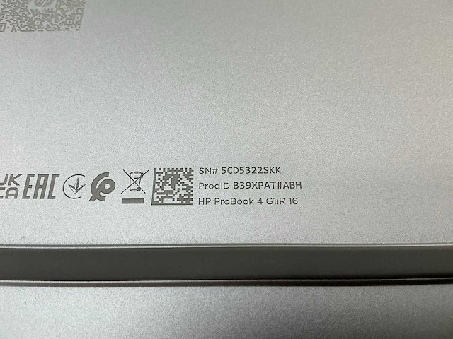 Hp probook 4 g1ir 16 laptop - afbeelding 7 van  7