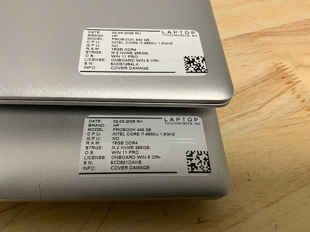 Hp probook 440 g5 laptop (2x) - afbeelding 2 van  9