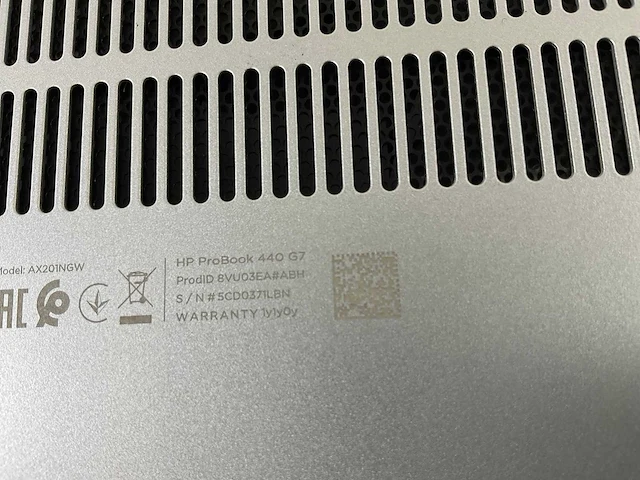 Hp probook 440 g7 14”, core(tm) i5 10th gen, 8 gb ram, 256 gb nvme laptop - afbeelding 6 van  6
