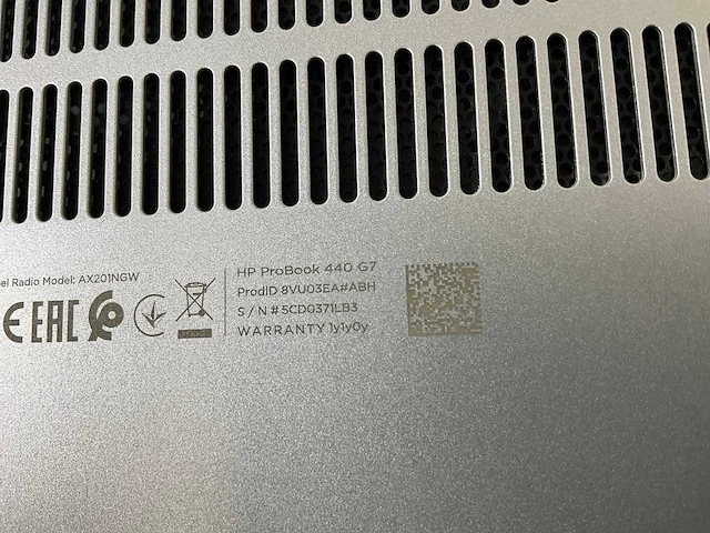 Hp probook 440 g7 14”, core(tm) i5 10th gen, 8 gb ram, 256 gb nvme laptop - afbeelding 7 van  7