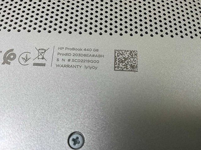 Hp probook 440 g8 14”, core(tm) i5 11th gen, 8 gb ram, 256 gb nvme laptop - afbeelding 2 van  2