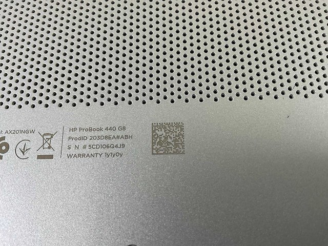 Hp probook 440 g8 14”, core(tm) i5 11th gen, 8 gb ram, 256 gb nvme laptop - afbeelding 7 van  7