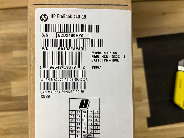 Hp probook 440 g9 laptop - afbeelding 4 van  5