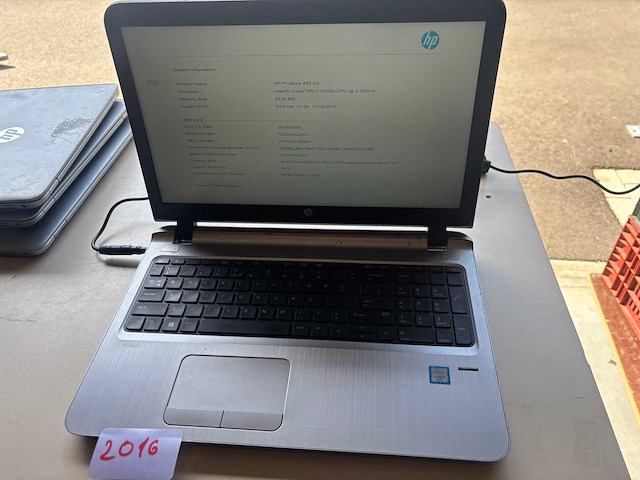 Hp probook 450 g3 intel(r) core(tm) i7-6500u cpu @ 2.50ghz - afbeelding 1 van  2