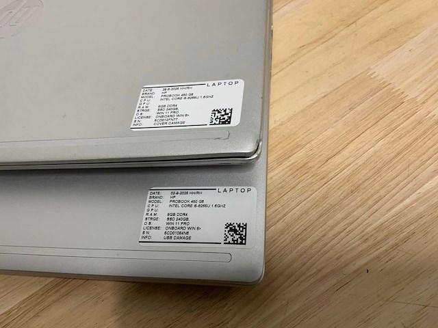 Hp probook 450 g6 laptop (2x) - afbeelding 10 van  11