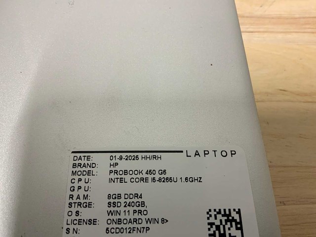 Hp probook 450 g6 laptop (2x) - afbeelding 2 van  8