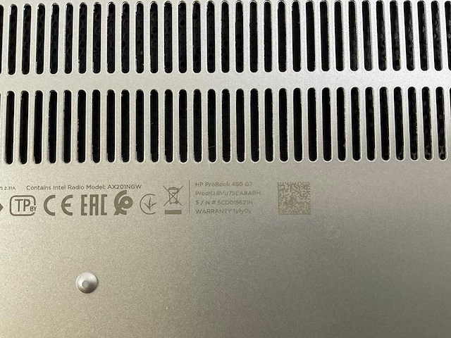 Hp probook 450 g7 15.6”, core(tm) i7 10th gen, 16 gb ram, 1x 256 gb nvme - 1x 500 gb ssd laptop - afbeelding 7 van  7