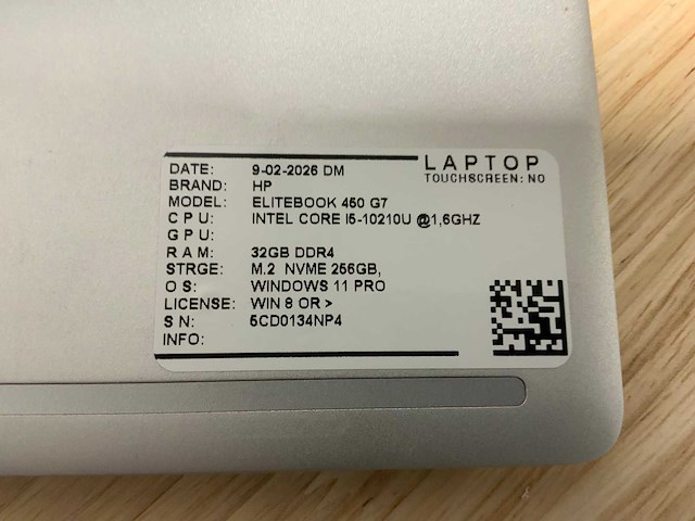 Hp probook 450 g7 laptop (2x) - afbeelding 6 van  7