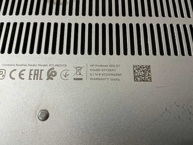 Hp probook 450 g7 laptop - afbeelding 7 van  7