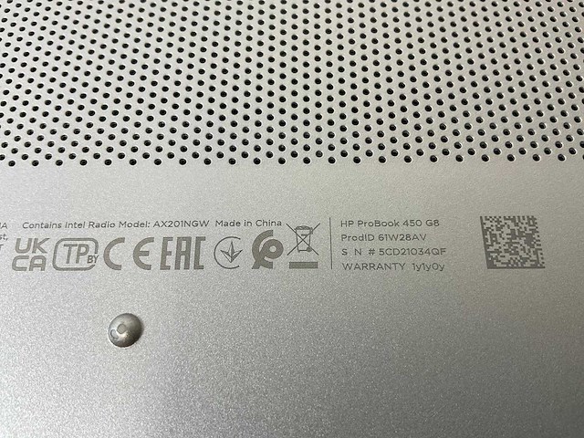 Hp probook 450 g8 15.5”, core(tm) i5 11th gen, 16 gb ram, 512 gb nvme laptop - afbeelding 7 van  7