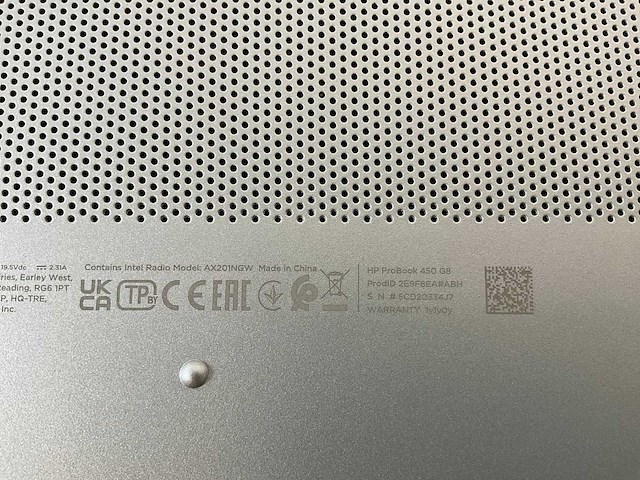 Hp probook 450 g8 15,5”, core(tm) i5 11th gen, 8 gb ram, 256 gb nvme laptop - afbeelding 7 van  7