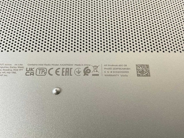 Hp probook 450 g8 15,5”, core(tm) i5 11th gen, 8 gb ram, 256 gb nvme laptop - afbeelding 7 van  7