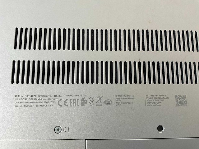 Hp probook 450 g8 15,5”, core(tm) i5 8th gen, 8 gb ram, 256 gb ssd laptop - afbeelding 7 van  7