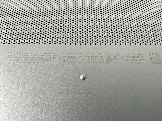 Hp probook 450 g8 15.6”, core(tm) i5 11th gen, 8 gb ram, 256 gb nvme laptop - afbeelding 7 van  7