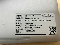 Hp probook 450 g8 laptop (2x) - afbeelding 7 van  7