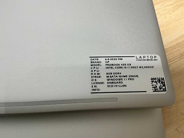 Hp probook 450 g8 laptop (2x) - afbeelding 7 van  7