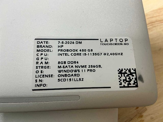Hp probook 450 g8 laptop (2x) - afbeelding 6 van  6