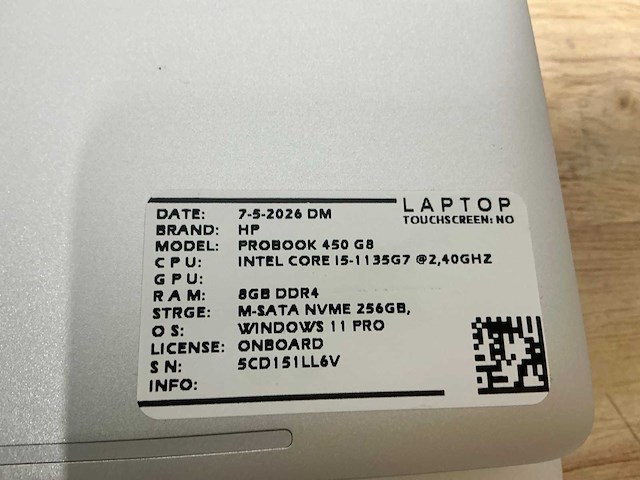 Hp probook 450 g8 laptop (2x) - afbeelding 6 van  6