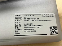 Hp probook 450 g8 laptop (2x) - afbeelding 6 van  7