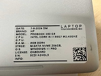 Hp probook 450 g8 laptop (2x) - afbeelding 7 van  7