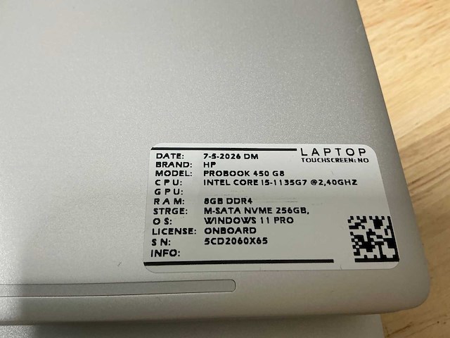 Hp probook 450 g8 laptop (2x) - afbeelding 6 van  6