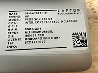 Hp probook 450 g8 laptop (2x) - afbeelding 4 van  5