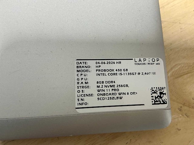 Hp probook 450 g8 laptop - afbeelding 7 van  7