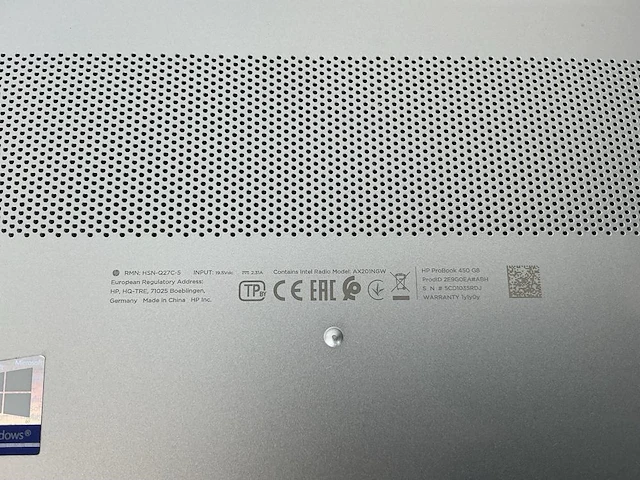 Hp probook 450 g8/g9 laptop (2x) - afbeelding 6 van  7