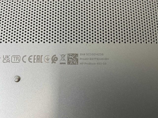 Hp probook 450 g9 15.5”, core(tm) i5 12th gen, 8 gb ram, 256 gb nvme laptop - afbeelding 7 van  7