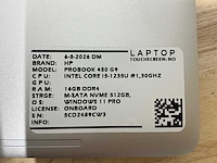 Hp probook 450 g9(i5-gen12) laptop - afbeelding 7 van  7