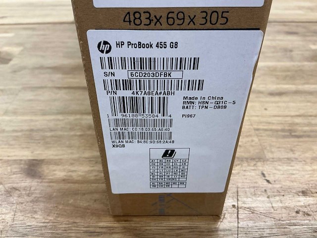 Hp probook 455 g8 laptop - afbeelding 3 van  3