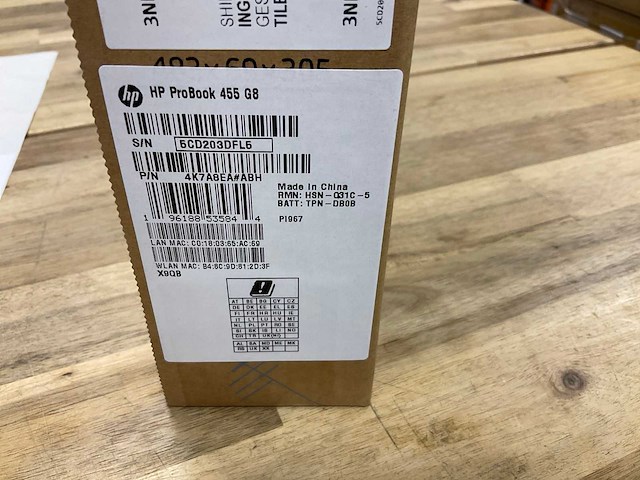 Hp probook 455 g8 laptop - afbeelding 2 van  4