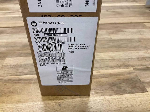 Hp probook 455 g8 laptop - afbeelding 2 van  3