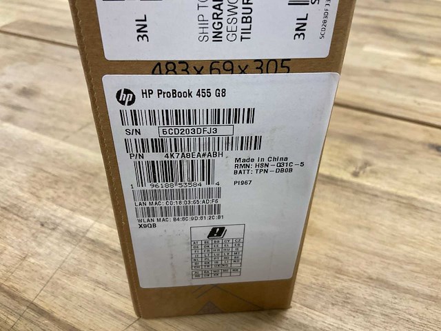 Hp probook 455 gb laptop - afbeelding 4 van  5